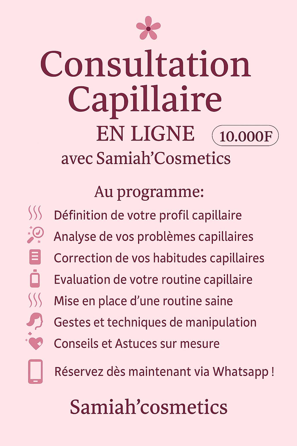 Consultation capillaire